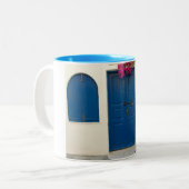 TASSE 2 COULEURS BLEU - BLANC (Devant gauche)