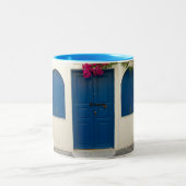 TASSE 2 COULEURS BLEU - BLANC (Centre)