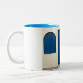 TASSE 2 COULEURS BLEU - BLANC (Gauche)