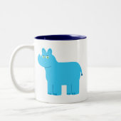 Tasse 2 Couleurs Bleu Bleu (Gauche)