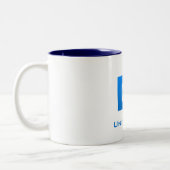 Tasse 2 Couleurs Bleu de boissons (Gauche)