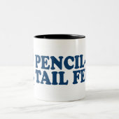 Tasse 2 Couleurs Bleu de Feist de Crayon-Queue (Centre)