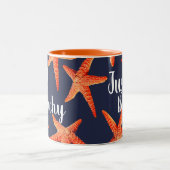 Tasse 2 Couleurs Bleu de mer d'Orange (Centre)