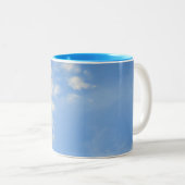 Tasse 2 Couleurs Bleu et blanc (Devant droit)