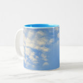 Tasse 2 Couleurs Bleu et blanc (Devant gauche)