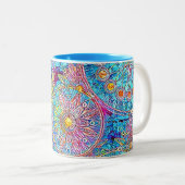 Tasse 2 Couleurs Bleu et rose (Devant droit)