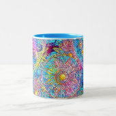 Tasse 2 Couleurs Bleu et rose (Centre)