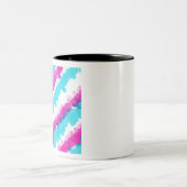 Tasse 2 Couleurs Bleu et rose brillant (Centre)