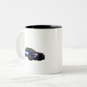 Tasse 2 Couleurs bleu gtr du bayside r34 (Devant gauche)