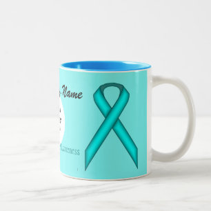 Tasse 2 Couleurs Bleu Lt/ruban Turquoise Tmpl par Kenneth Yoncich