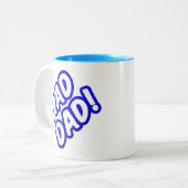 Tasse 2 Couleurs Bleu mignon Rad Papa (Devant gauche)