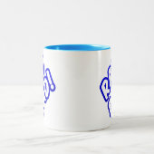 Tasse 2 Couleurs Bleu mignon Rad Papa (Centre)