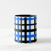 Tasse 2 Couleurs Bleu noir blanc (Centre)