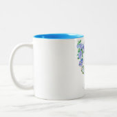 Tasse 2 Couleurs Bleu Rose Ruban Anniversaire (Gauche)