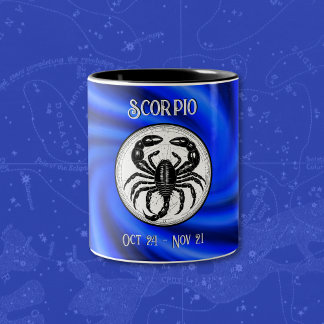 Tasse 2 Couleurs Bleu Scorpio