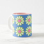 Tasse 2 Couleurs Bleu simple (Devant gauche)