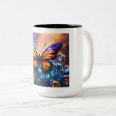 Tasse 2 Couleurs Bliss papillon (Devant droit)