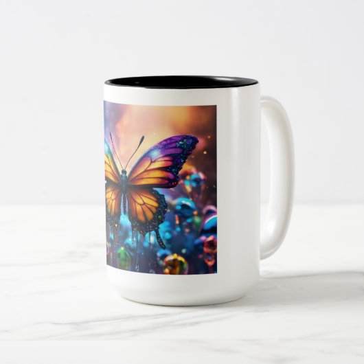 Tasse 2 Couleurs Bliss papillon (Devant droit)