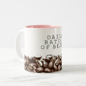 Tasse 2 Couleurs Blocage des couleurs mûres Ration quotidienne des  (Devant gauche)