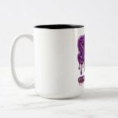 Tasse 2 Couleurs Bloqué Impossible de bouger Café sarcastique drôle (Gauche)