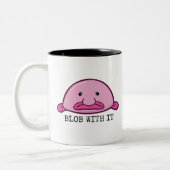 Tasse 2 Couleurs Bloquer avec / Blobfish (Gauche)