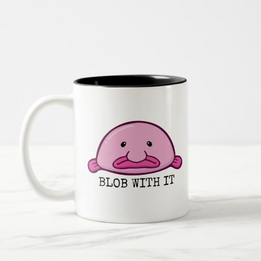 Tasse 2 Couleurs Bloquer avec / Blobfish (Gauche)
