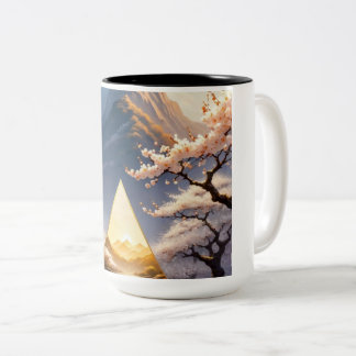 Tasse 2 Couleurs Blossom pyramide