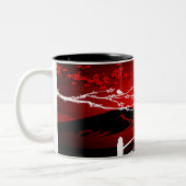 Tasse 2 Couleurs Blossom rouge (Gauche)