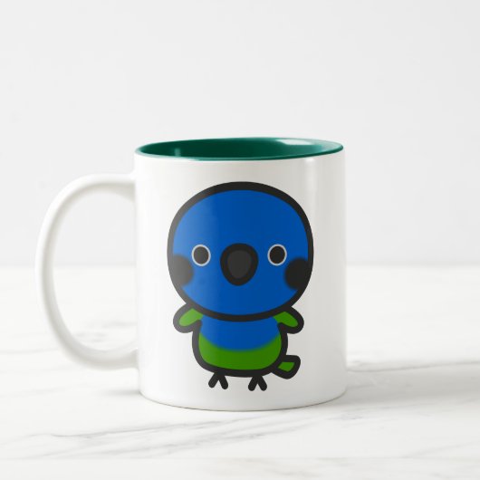 Tasse 2 Couleurs Blue-headed parrot (Gauche)
