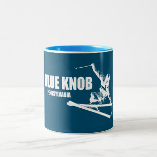 Tasse 2 Couleurs Blue Knob Pennsylvania Skier