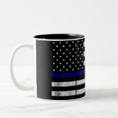 Tasse 2 Couleurs Blue Line mince usé diminuent (Gauche)