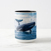 Tasse 2 Couleurs blue whale (Centre)