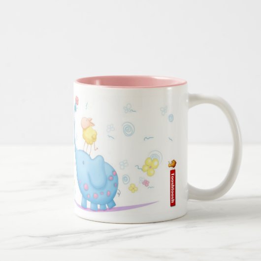 Tasse 2 Couleurs BlueBabyMug (Droit)