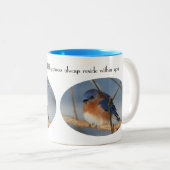 Tasse 2 Couleurs Bluebird Of Happiness Inspiration (Devant droit)