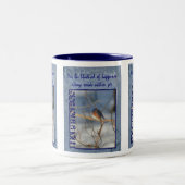 Tasse 2 Couleurs Bluebird Of Happiness Inspiration (Centre)
