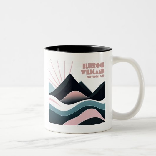 Tasse 2 Couleurs Bluerock Wildland Provincial Park Colour Hills (Droit)