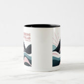 Tasse 2 Couleurs Bluerock Wildland Provincial Park Colour Hills (Centre)