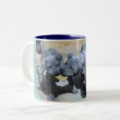 Tasse 2 Couleurs "BlueThai Ridgeback-Phu Quoc dog" (Devant gauche)