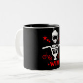 Tasse 2 Couleurs Bmx Bikers Freestyle (Devant gauche)