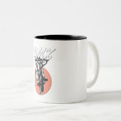 Tasse 2 Couleurs BMX Cool Biker Style Rétro (Devant droit)