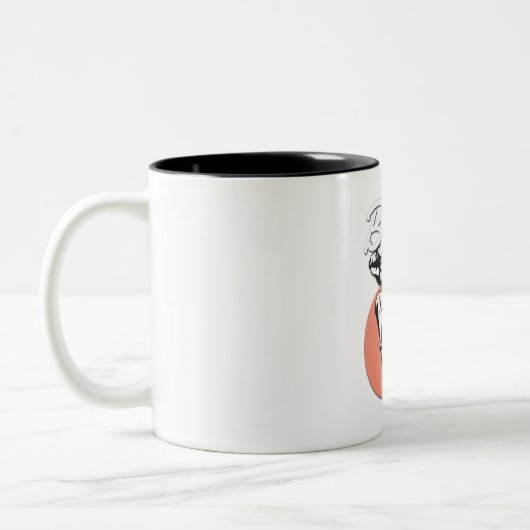 Tasse 2 Couleurs BMX Cool Biker Style Rétro (Gauche)