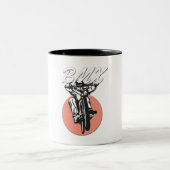 Tasse 2 Couleurs BMX Cool Biker Style Rétro (Centre)