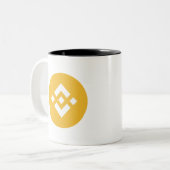 Tasse 2 Couleurs BNB Binance (Devant gauche)