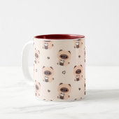 Tasse 2 Couleurs Boba Siamese Chat (Devant gauche)