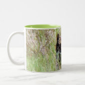 Tasse 2 Couleurs Bobcat Repose sur le terrain (Gauche)