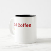 Tasse 2 Couleurs BobCoffee (Devant gauche)