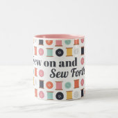 Tasse 2 Couleurs Bobines de fil et de Crafters de couture de (Centre)