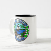 Tasse 2 Couleurs Boca Raton Floride (Devant gauche)