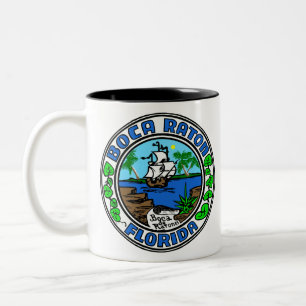 Tasse 2 Couleurs Boca Raton Floride