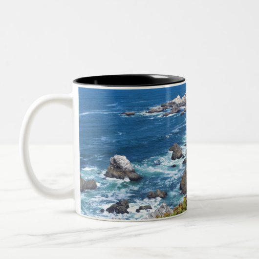 Tasse 2 Couleurs Bodega Head Côte accidentée et sentier (Gauche)